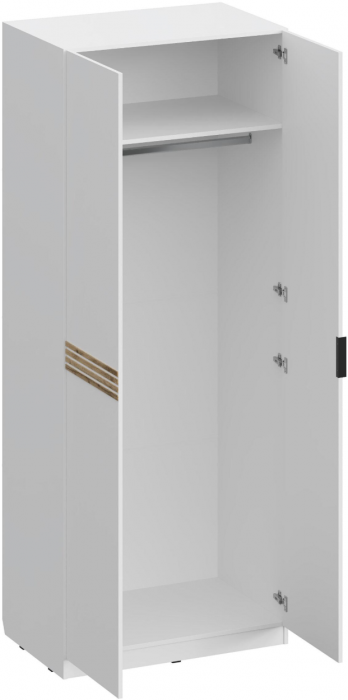 Модульная спальня Нао, набор №3, Графит/Профиль МДФ Дуб вотан