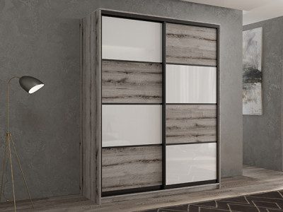 Шкаф-купе Кааппи 14 Эвок Окаменелый 130х45х230 см