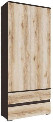 Плейона Шкаф венге/дуб делано