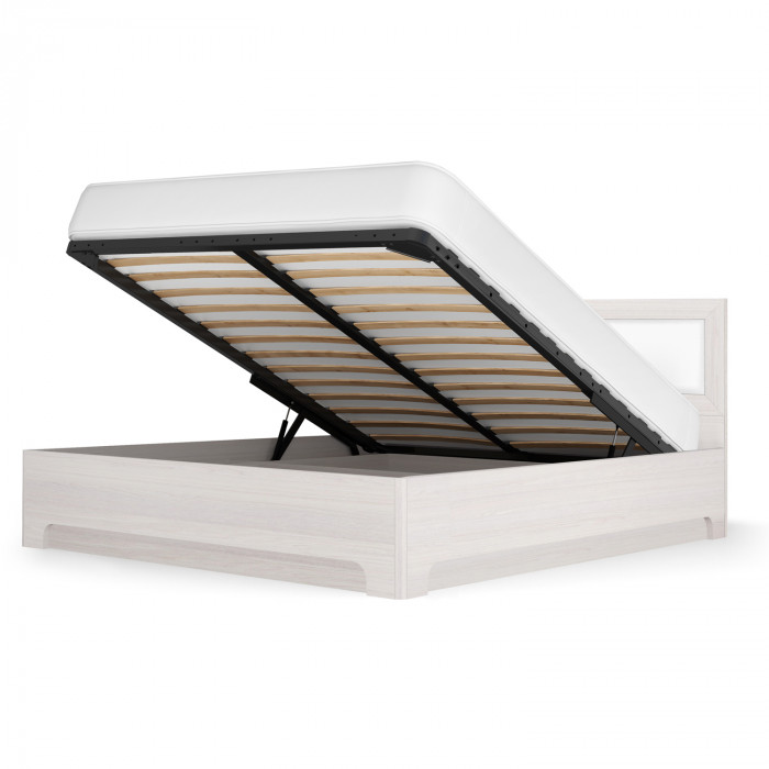 Кровать-1 с подъемным основанием 1400 экокожа Парма Нео