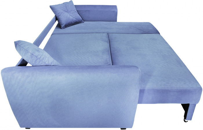 СПБ Диван УГЛОВОЙ Амстердам велюр серый 160