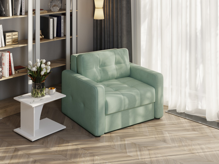 Кресло-кровать Брэй, Мятный