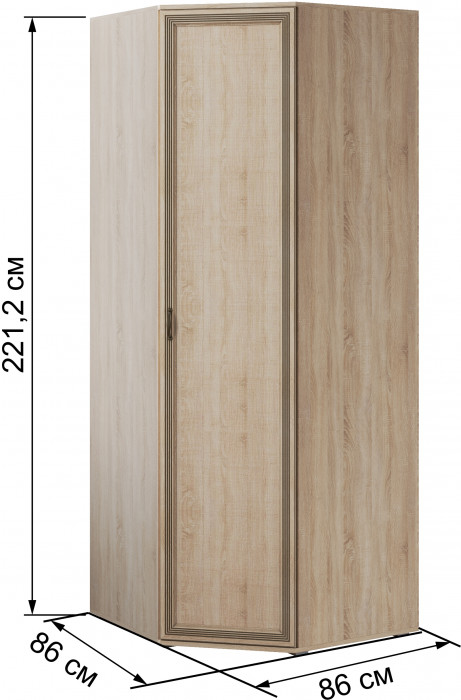 Модульная спальня Ливорно, набор 4, Дуб сонома