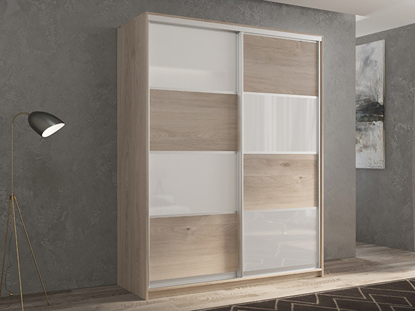 Шкаф-купе Кааппи 14 Кастелло Серый 140х60х230 см