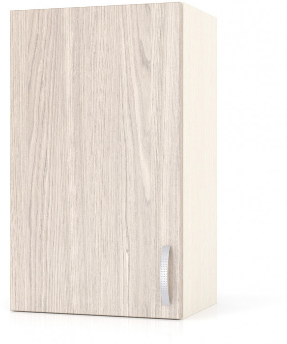 Кухня Мери ШВ400 Шкаф 40 см., цвет дуб/ясень шимо светлый, ШхГхВ 40х30х67 см., универсальная дверь