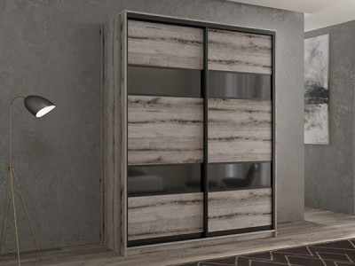 Шкаф-купе Кааппи 7 Эвок Окаменелый 130х60х230 см
