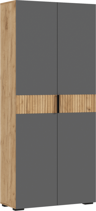 Модульная гостиная Роджина (Графит, Крафт золотой)