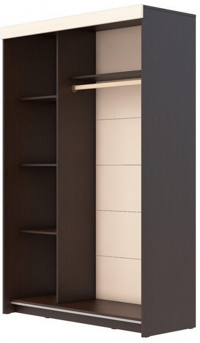 Шкаф-купе Комфорт 9М (Венге / дуб молочный)