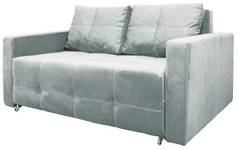 Диван-аккордеон Марс, сп.м. 140х200, велюр серый