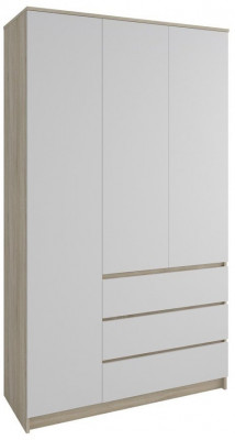 МС Мори Шкаф МШ 1200.1, МП/4 Сонома/Белый