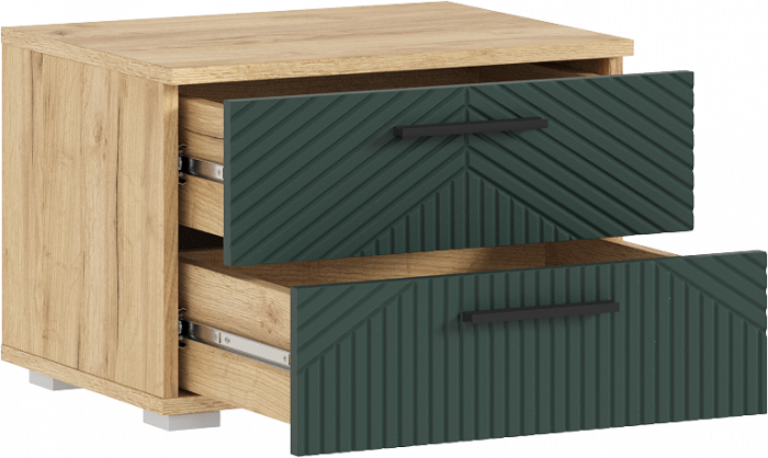 Сильвия Спальня, Браш Мени Грин/Дуб крафт