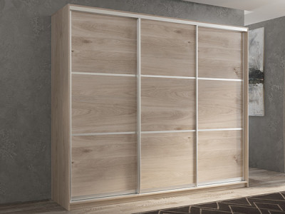 Шкаф-купе Кааппи 4 Кастелло Серый 210х45х230 см